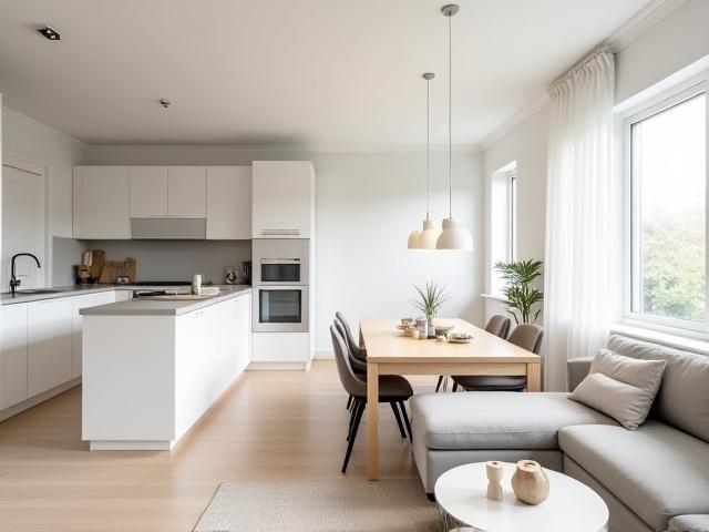 Moderne leilighet i Oslo med åpen løsning